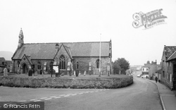 St Leonard's Church And Laughton Road c.1965, Dinnington