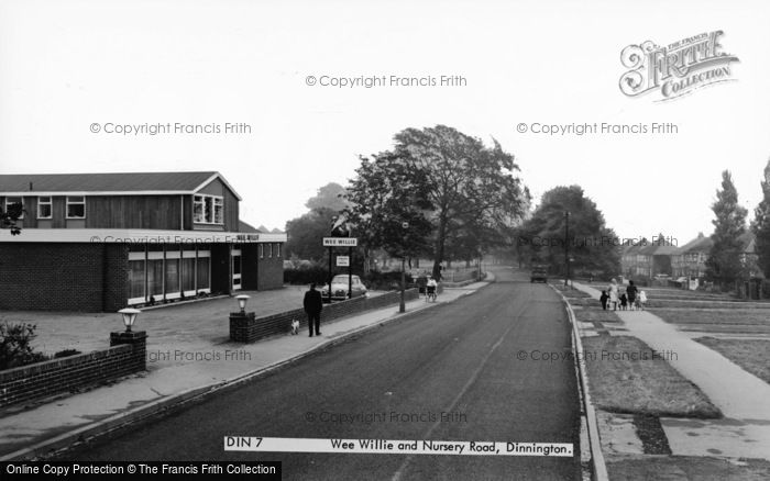 Photo of Dinnington, Wee Willie And Nursery Road c.1965