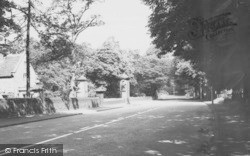 Entrance To Lyme Park, Buxton Road West c.1965, Disley