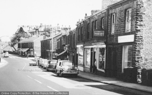 Photo of Disley, Market Street Businesses c.1965