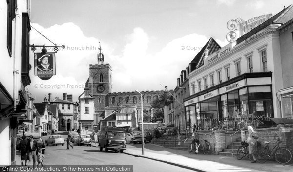 Photo of Diss, Market Place c.1965