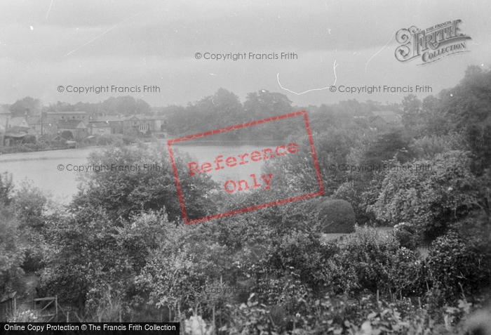 Photo of Diss, Mere From Gardens 1925