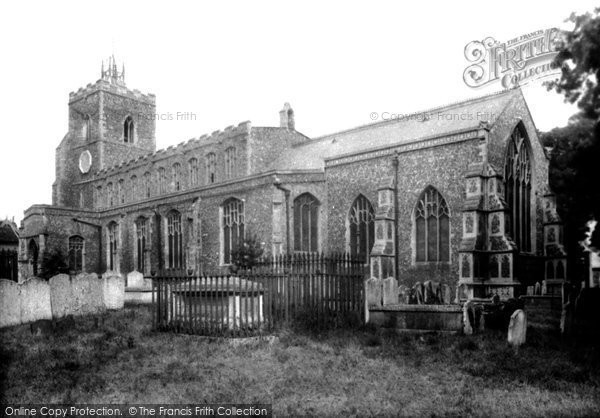 Photo of Diss, St Mary's Church 1925