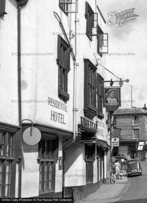 Photo of Diss, The King's Head, Market Place c.1955
