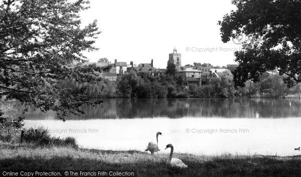 Photo of Diss, The Mere c.1955