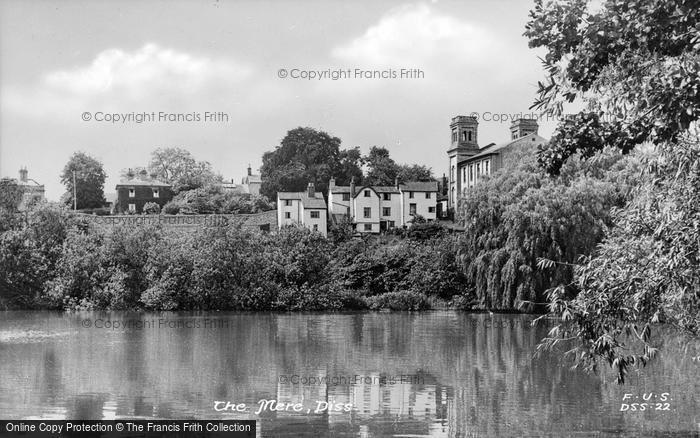 Photo of Diss, The Mere c.1960