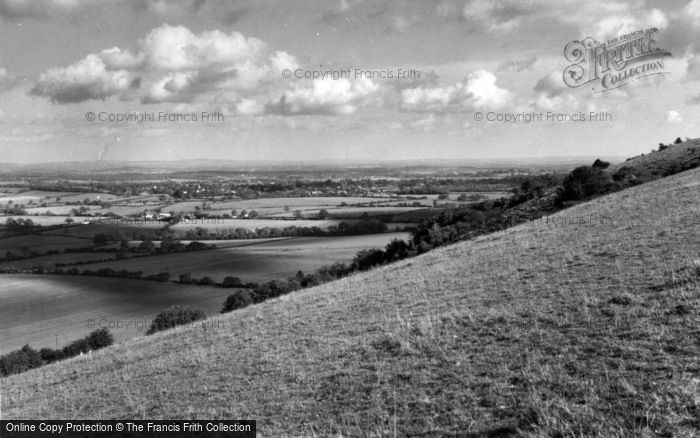 Photo of Ditchling, From The Downs c.1960