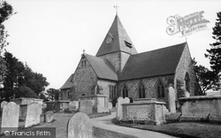 St Margaret's Church c.1955, Ditchling
