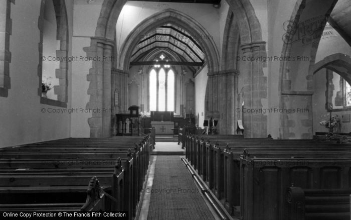 Photo of Ditchling, St Margaret's Church Interior c.1960