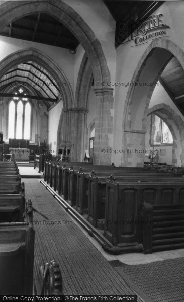 Photo of Ditchling, St Margaret's Church Interior c.1960
