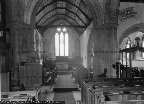 Photo of Ditchling, St Margaret's Church Interior c.1960