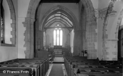 St Margaret's Church Interior c.1960, Ditchling