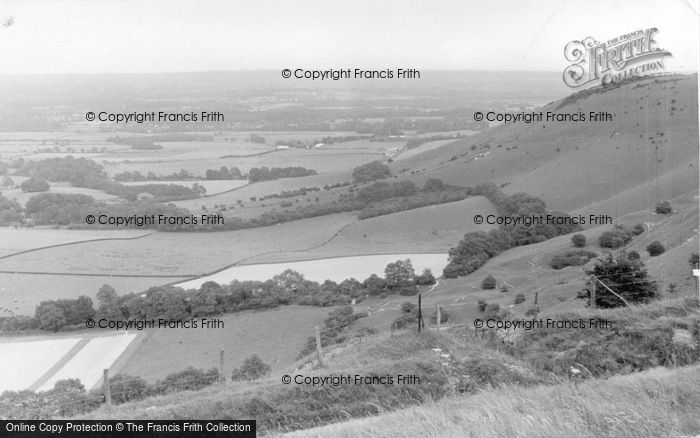 Photo of Ditchling, View From The Downs c.1955
