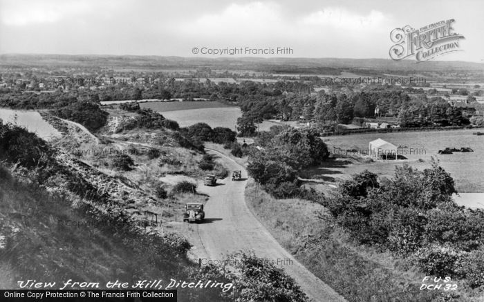 Photo of Ditchling, View From The Hill c.1955