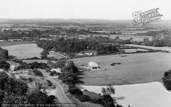 Photo of Ditchling, View Over Downs c.1955