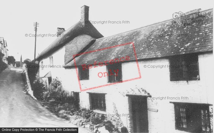 Photo of Dittisham, Old Cottages c.1965