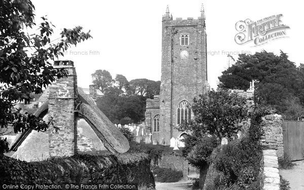 Photo of Dittisham, St George's Church 1925