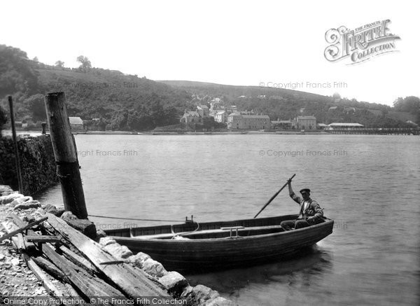 Photo of Dittisham, The Ferryman, River Dart 1925