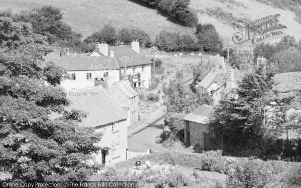 Photo of Doccombe, The Village c.1960