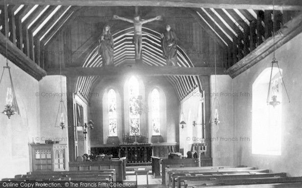 Photo of Doddinghurst, Church Interior 1906