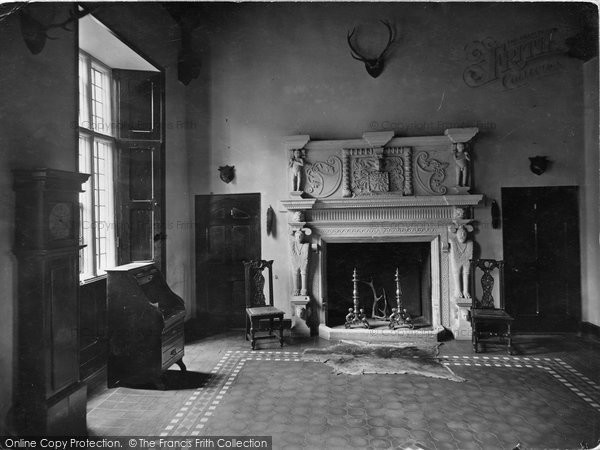 Photo of Dodington, Hall, Old Fireplace 1929