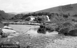 Dol-Y-Bont, View From The Bridge c.1940, Dol-Y-Bont