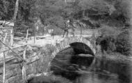 Boys Fishing On The Bridge 1913, Dolgellau