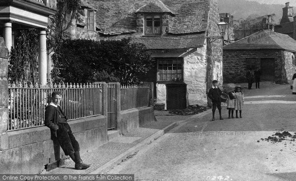 Photo of Dolgellau, Children In Meyrick Street 1908