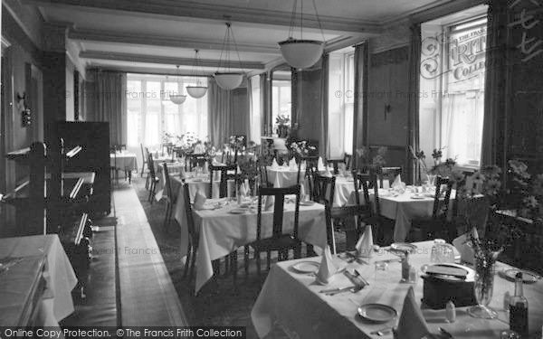 Photo of Dolgellau, Dining Room, Royal Ship Hotel c.1936