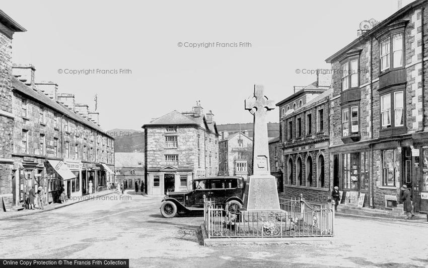 Dolgellau, Market Square 1930