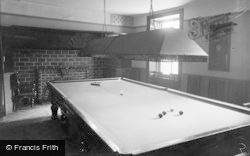 The Billiard Room, Royal Ship Hotel 1937, Dolgellau