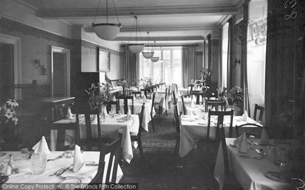 Photo of Dolgellau, The Dining Room, Royal Ship Hotel 1937