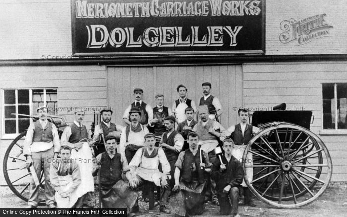 Photo of Dolgellau, The Merioneth Carriage Works c.1900
