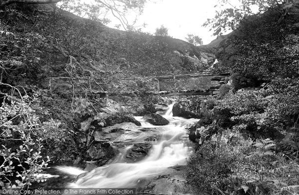 Photo of Dolgoch, Falls Footbridge 1925