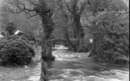 Dolgoch, River Fathew and Bridge 1932