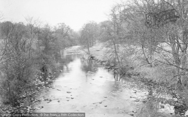 Photo of Dolphinholme, The River Wyre From The Bridge c.1950