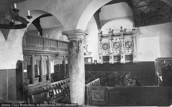 Photo of Dolwyddelan, St Gwyddelan Church Interior 1936