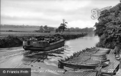 Barge On The River, Hexthorpe Flatts c.1955, Doncaster