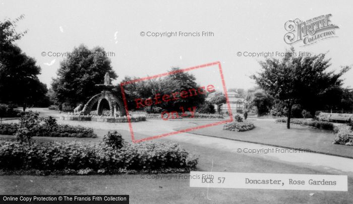 Photo of Doncaster, Rose Garden c.1965