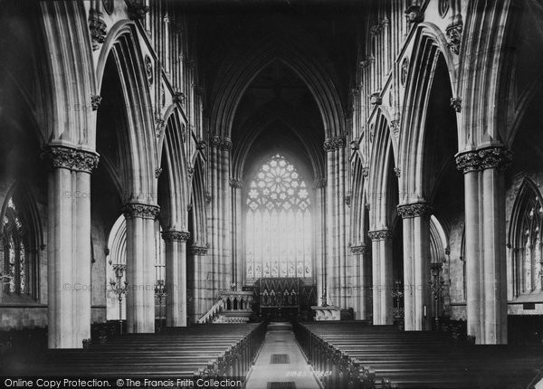 Photo of Doncaster, St George's Church Nave East 1893