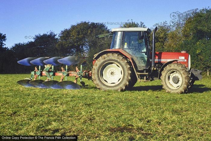 Photo of Donhead St Andrew, Tractor And Plough 1997