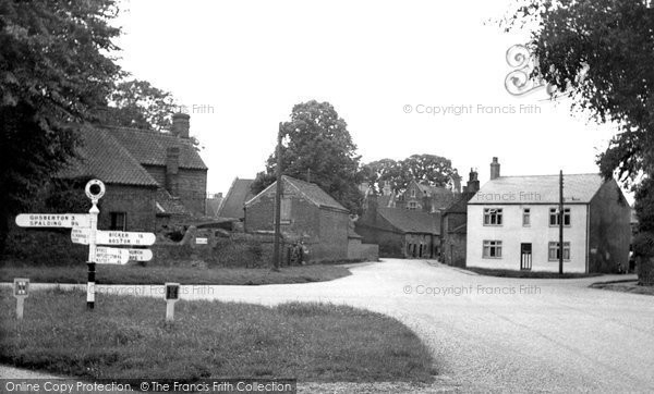 Photo of Donington, Cross Roads c.1955