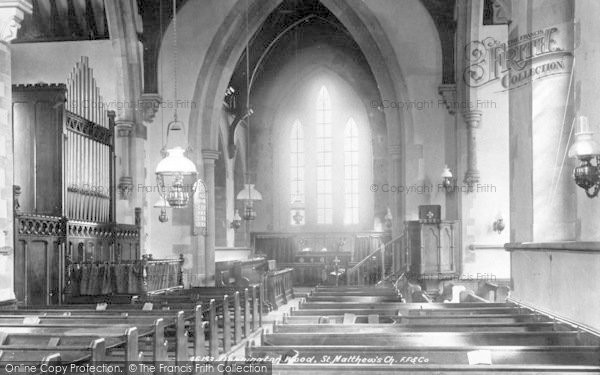 Photo of Donnington, St Matthew's Church Interior 1900