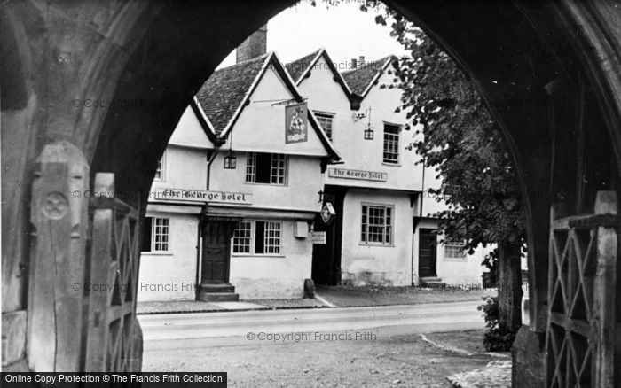 Photo of Dorchester, A Peep Through The Lych Gate c.1955