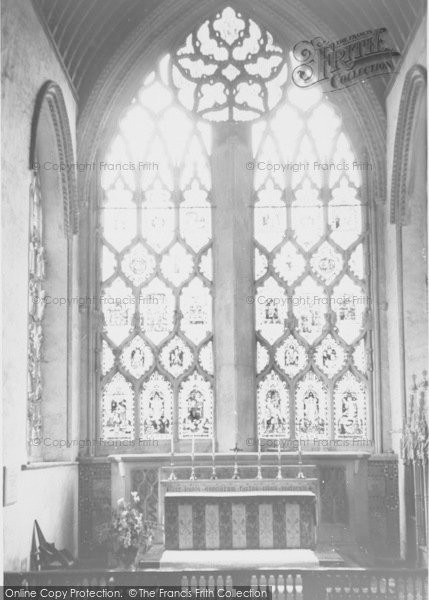 Photo of Dorchester, Abbey, East Window And Altar c.1960