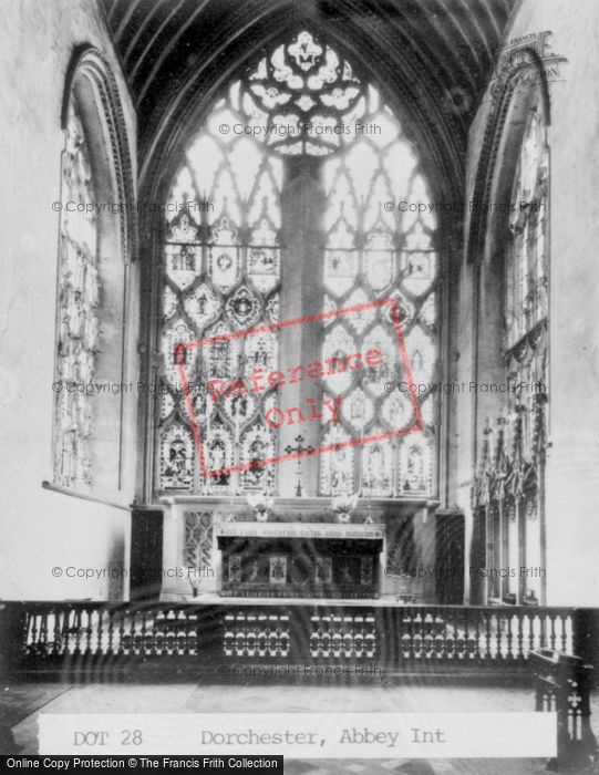 Photo of Dorchester, Abbey Interior c.1955