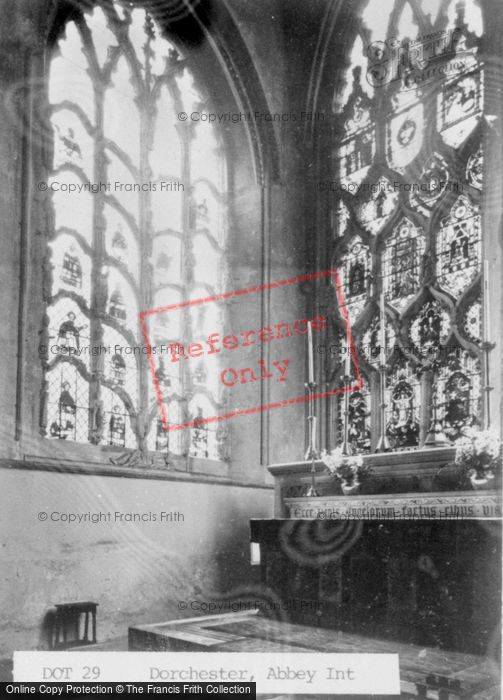 Photo of Dorchester, Abbey Interior c.1955