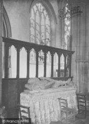 Abbey, The Jesse Window And Ancient Tomb c.1955, Dorchester