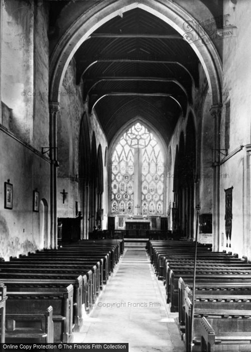 Photo of Dorchester, Abbey, The Nave c.1955
