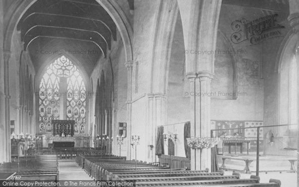 Photo of Dorchester, Church Interior 1890
